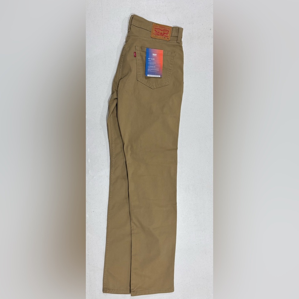 Levi's 511 Slim Fit Tan Pants 34x34